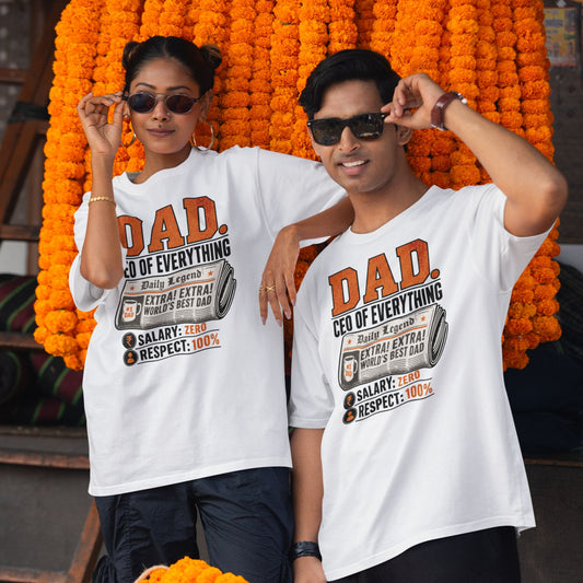 DAD CEO OF Everything oversized t-shirt design