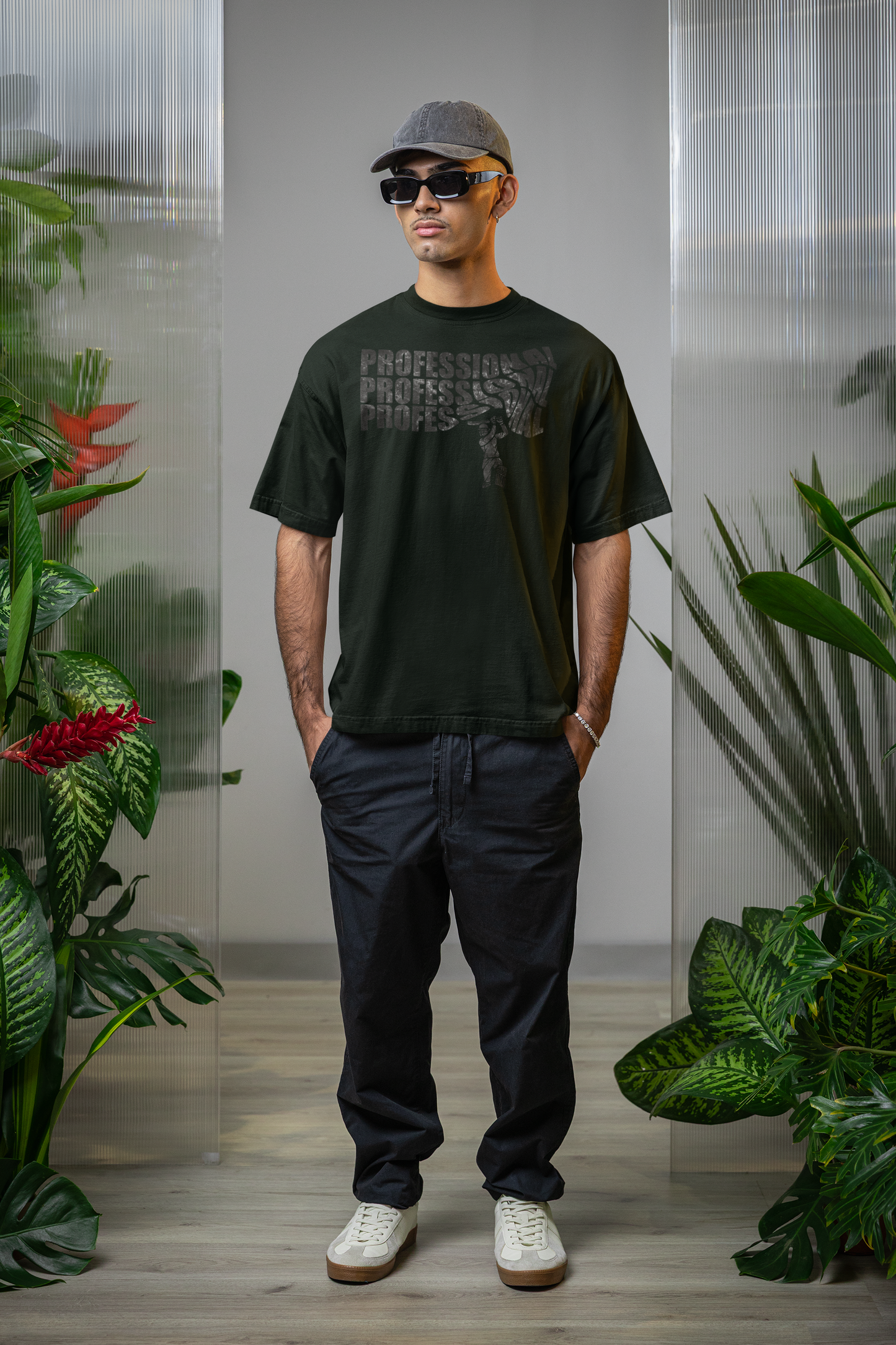 Professional Oversized Cricket T-Shirt for Men | 220 GSM Heavyweight Cotton | Bio-Washed Street Style | Made in India