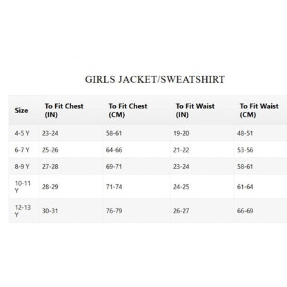 Generic Girl's Fleece Embellished Long Sleeves Sweatshirt (Light Pink)