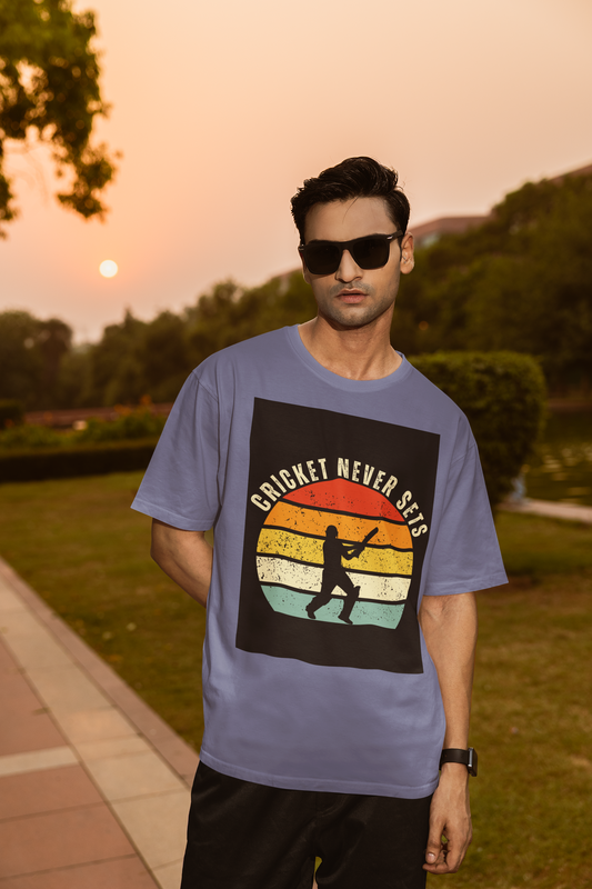 Oversized T-shirts_Cricket Never Sets (BB)